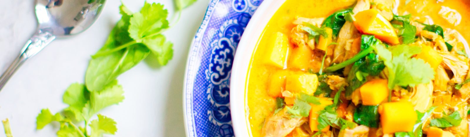 Curry gesundes Abendessen